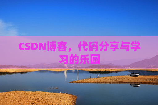 CSDN博客,代码分享与学习的乐园